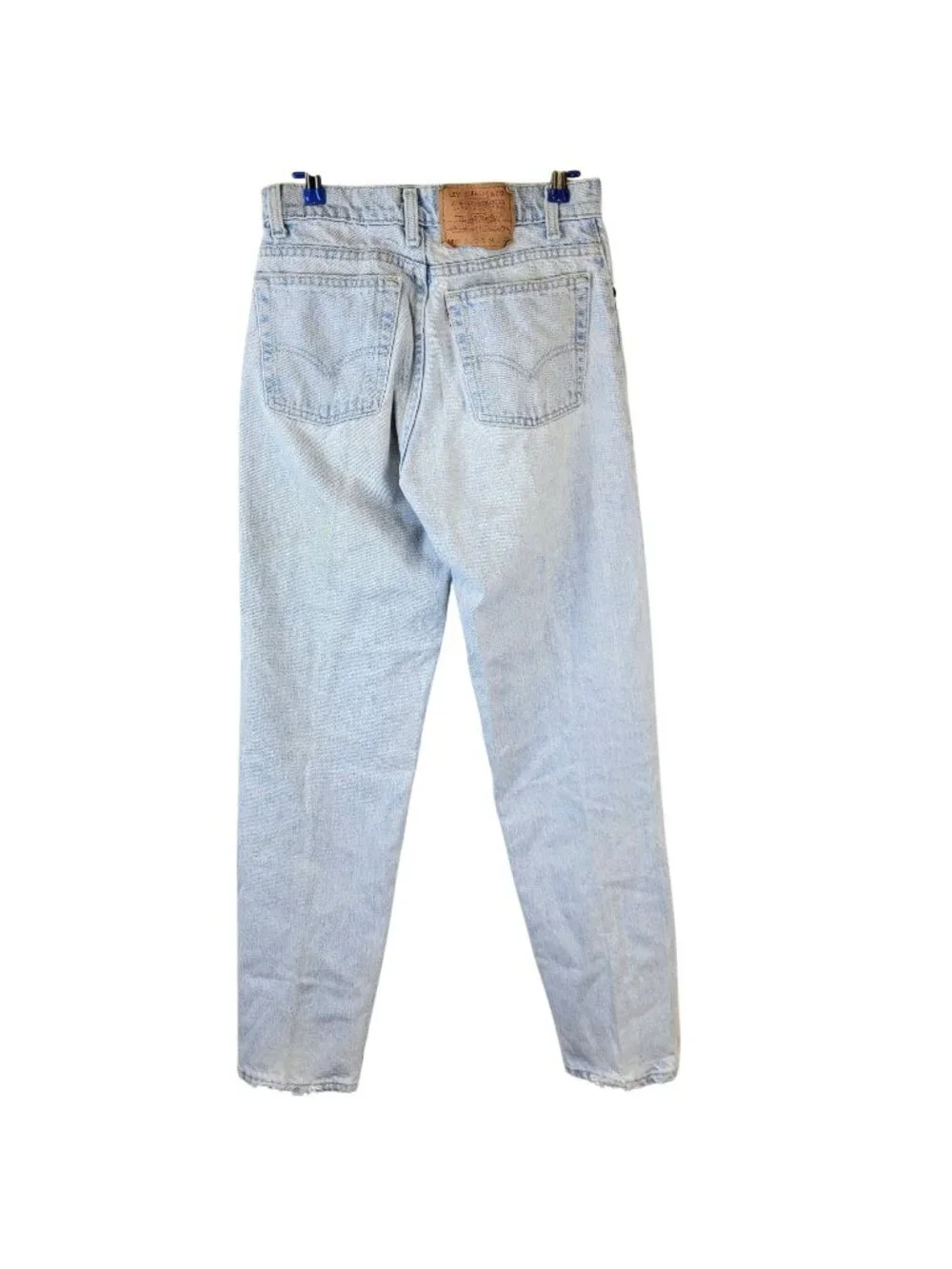 Levi's 550 30 x 32 Vintage 90s Jeans Light Wash Denim Tapered Leg Made In USA